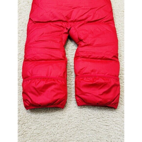 NWT COLUMBIA SNUGGLY BUNNY BUNTING DOWN RED SOLID SNOWSUIT 18-24 M - Picture 6 of 12